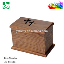 urnas de madera sólidas para la cremación JS-URN154